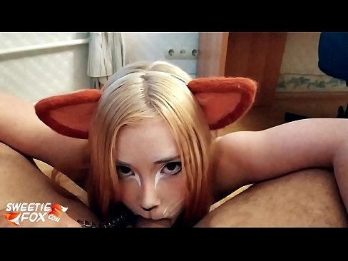❤️ Kitsune s'empassa la polla i es corre a la boca Porno al ca.28films.ru ❌️❤